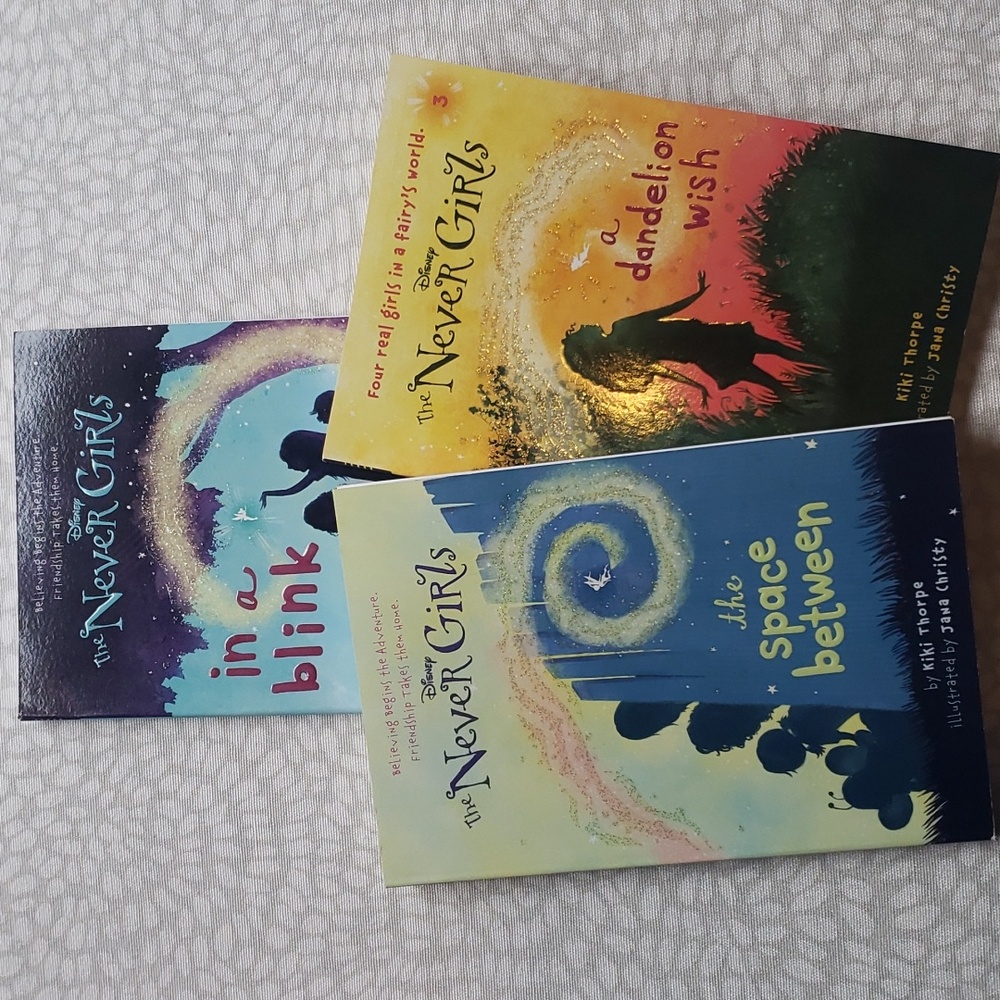 Disney The Never Girls, Lot of 3 Soft Cover Books